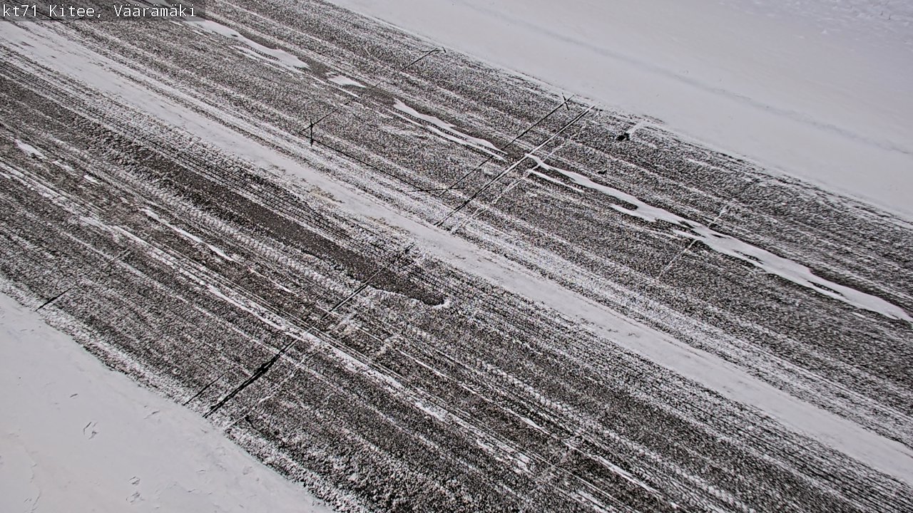 Weather Camera Image Väg 71 Väärämäki, Kitee, Pohjois-Karjala