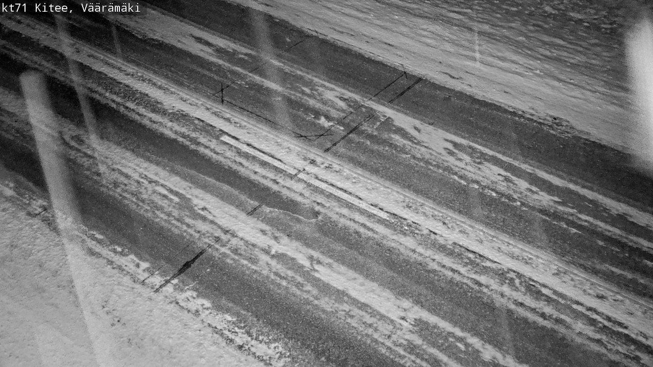 Weather Camera Image Road 71 Väärämäki, Kitee, Pohjois-Karjala