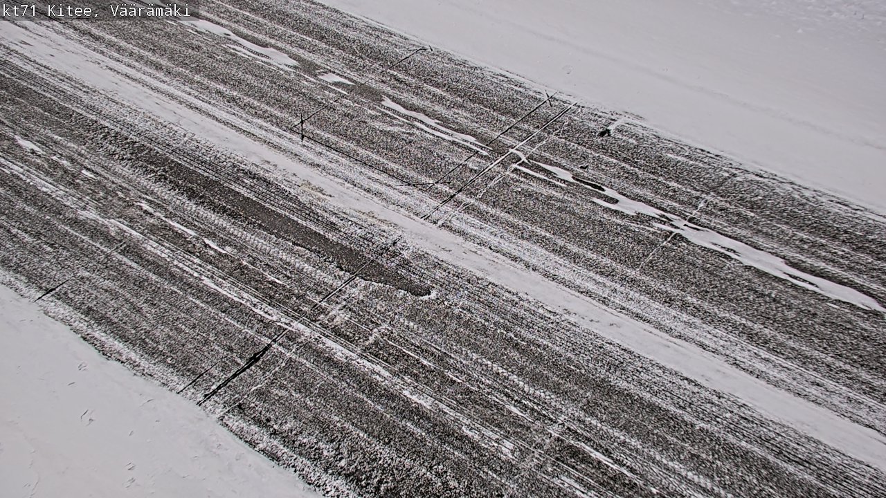 Weather Camera Image Väg 71 Väärämäki, Kitee, Pohjois-Karjala