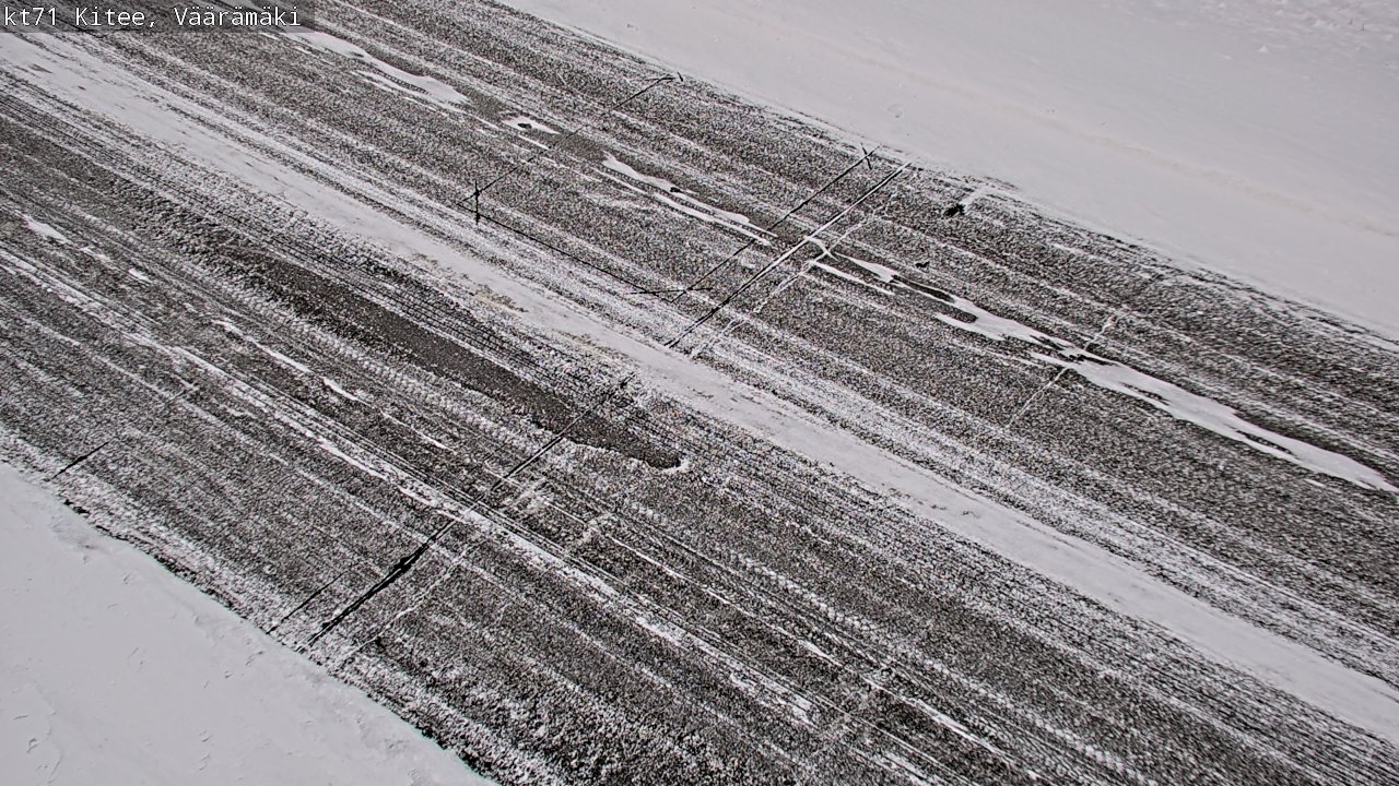 Weather Camera Image Väg 71 Väärämäki, Kitee, Pohjois-Karjala