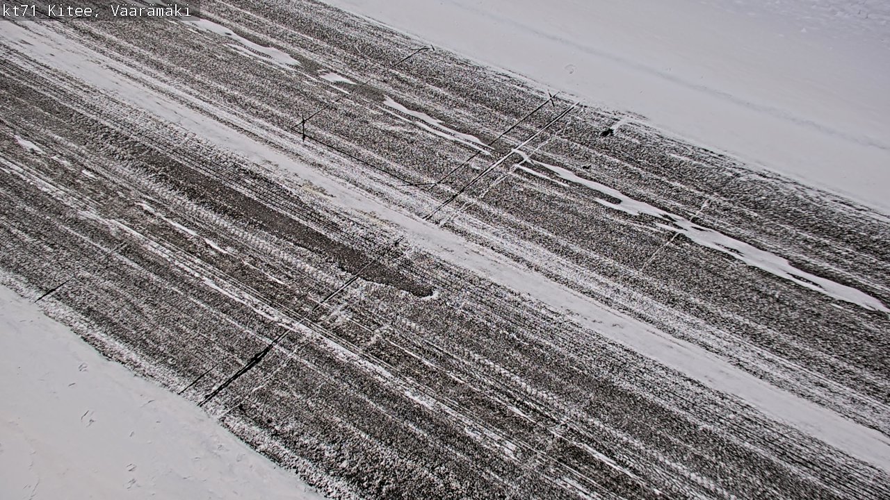 Weather Camera Image Väg 71 Väärämäki, Kitee, Pohjois-Karjala