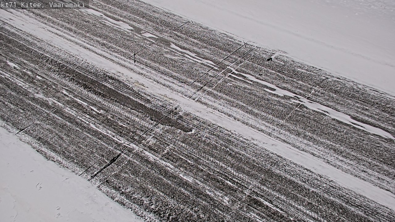 Weather Camera Image Väg 71 Väärämäki, Kitee, Pohjois-Karjala