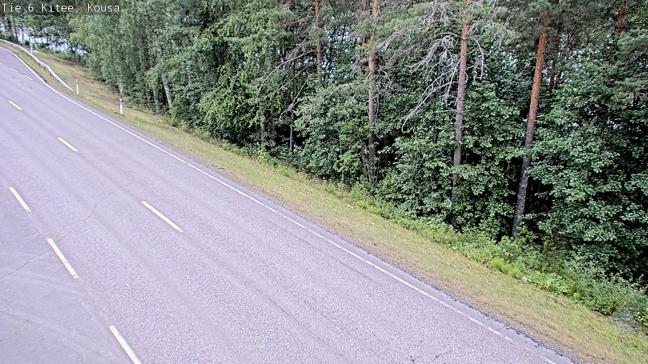 Weather Camera Image Road 6, Kitee, Kousa, Kitee, Pohjois-Karjala