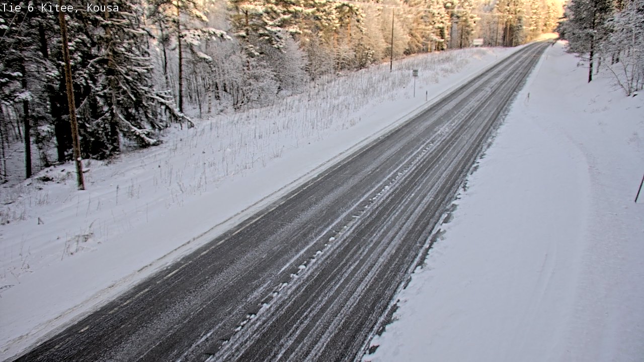 Weather Camera Image Road 6, Kitee, Kousa, Kitee, Pohjois-Karjala