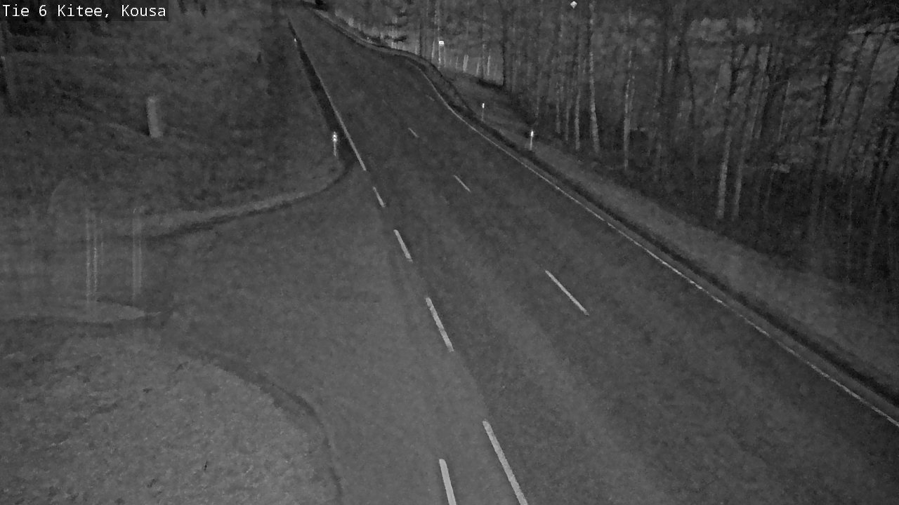 Weather Camera Image Road 6, Kitee, Kousa, Kitee, Pohjois-Karjala