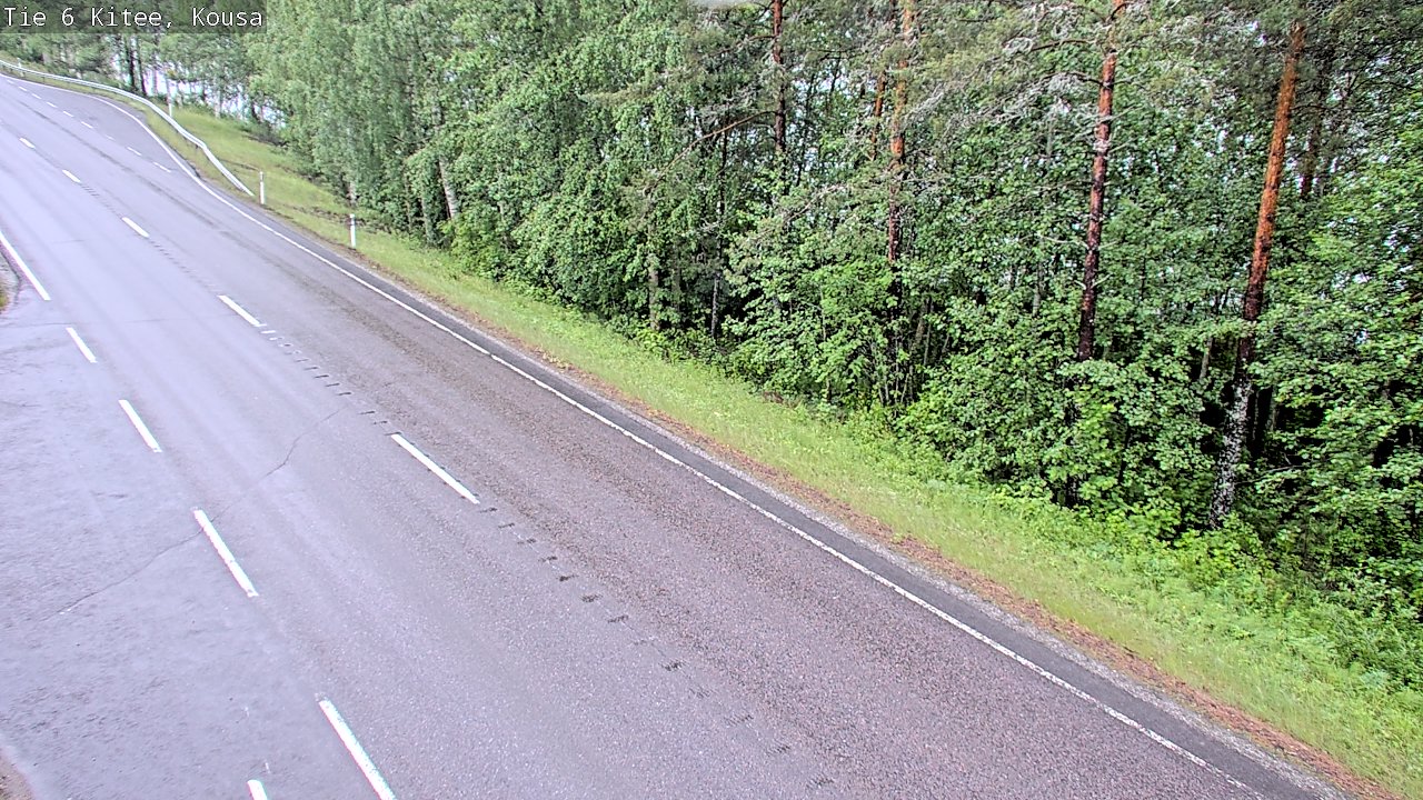 Weather Camera Image Road 6, Kitee, Kousa, Kitee, Pohjois-Karjala