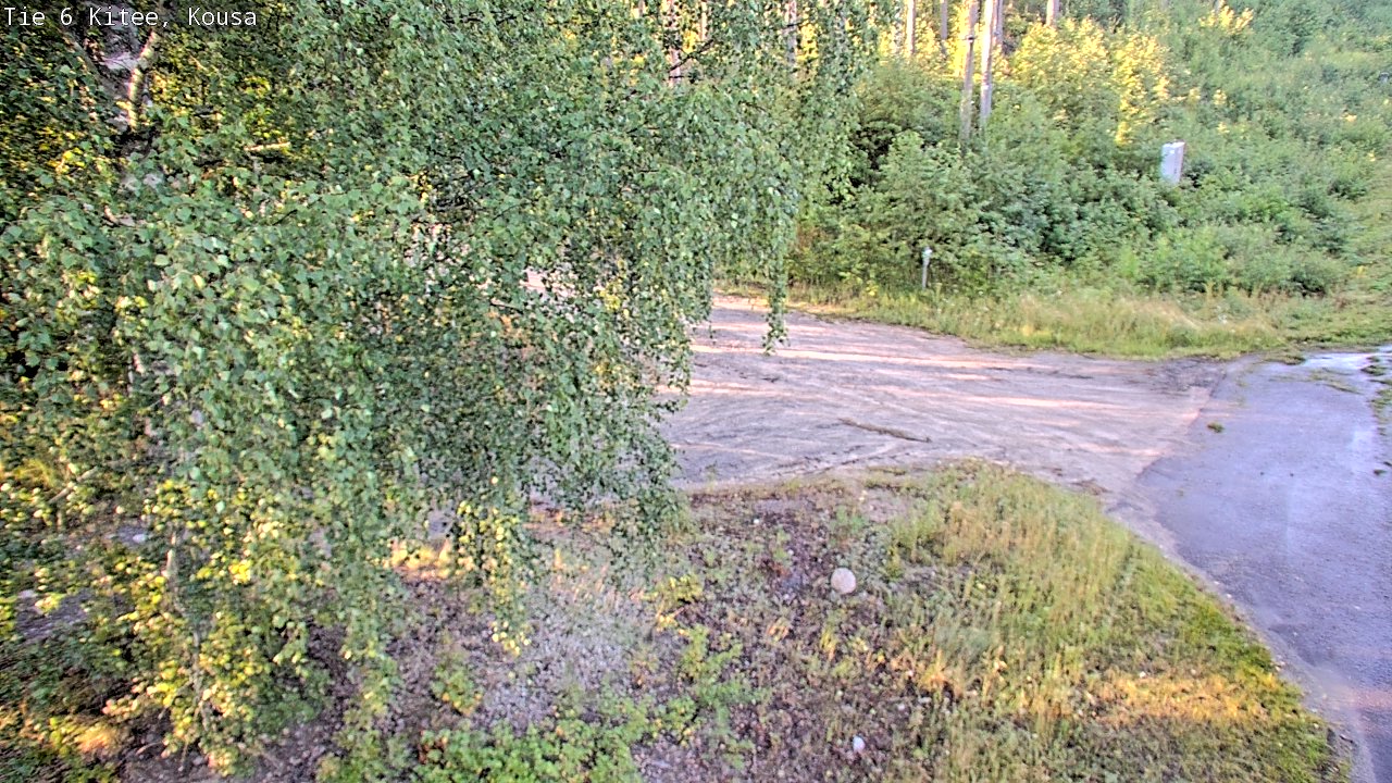 Weather Camera Image Road 6, Kitee, Kousa, Kitee, Pohjois-Karjala