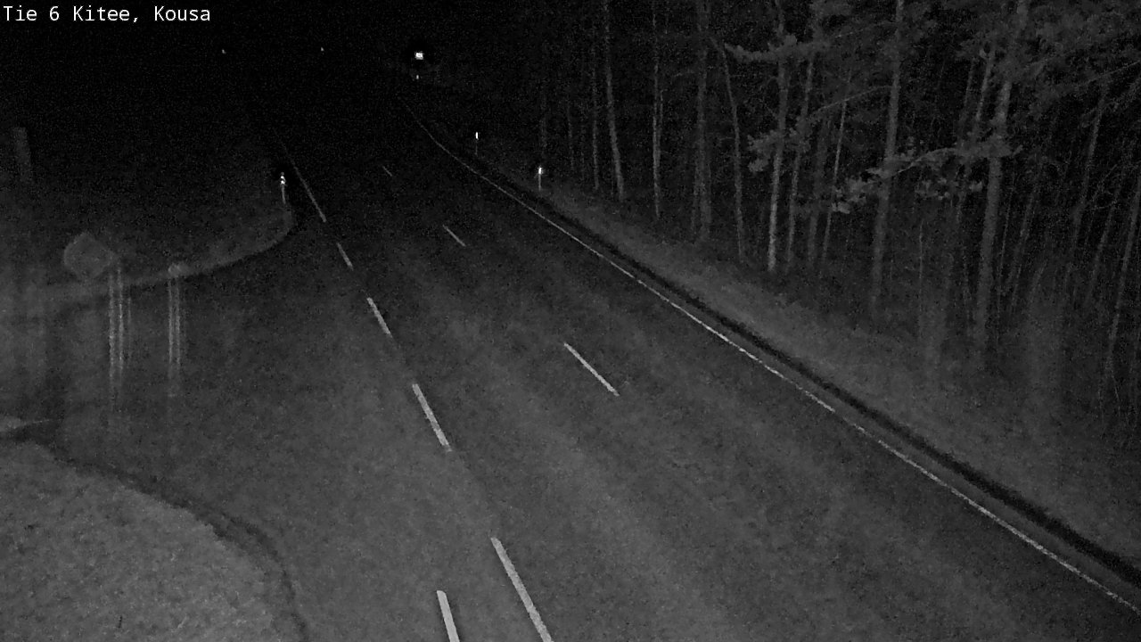 Weather Camera Image Road 6, Kitee, Kousa, Kitee, Pohjois-Karjala