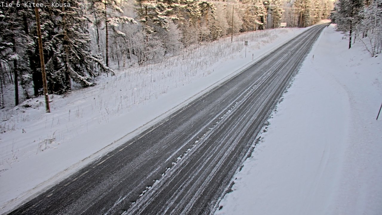 Weather Camera Image Road 6, Kitee, Kousa, Kitee, Pohjois-Karjala