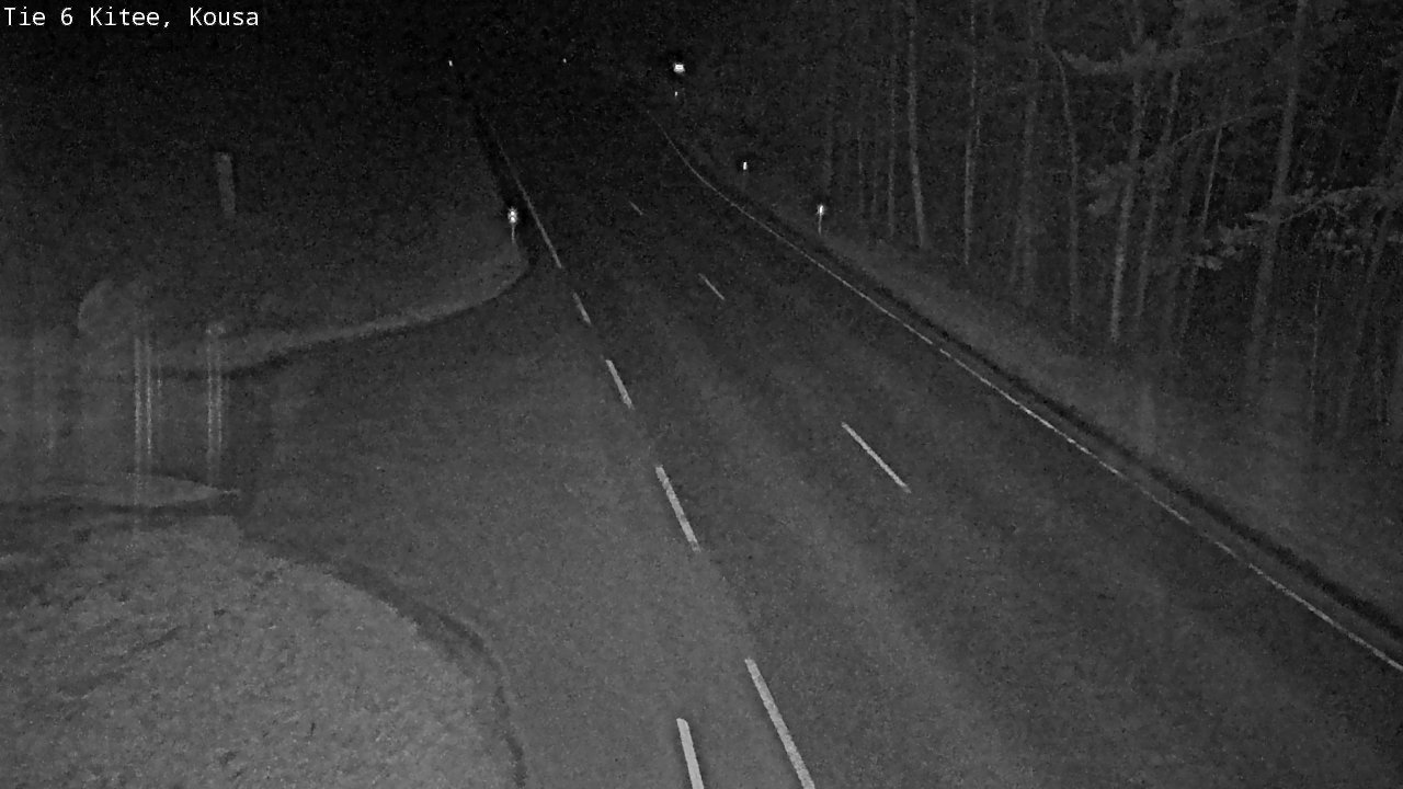 Weather Camera Image Road 6, Kitee, Kousa, Kitee, Pohjois-Karjala