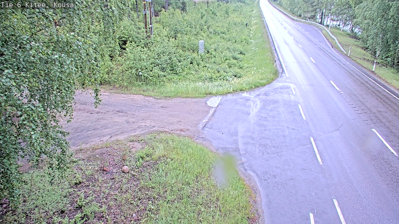Weather Camera Image Väg 6, Kitee, Kousa, Kitee, Pohjois-Karjala