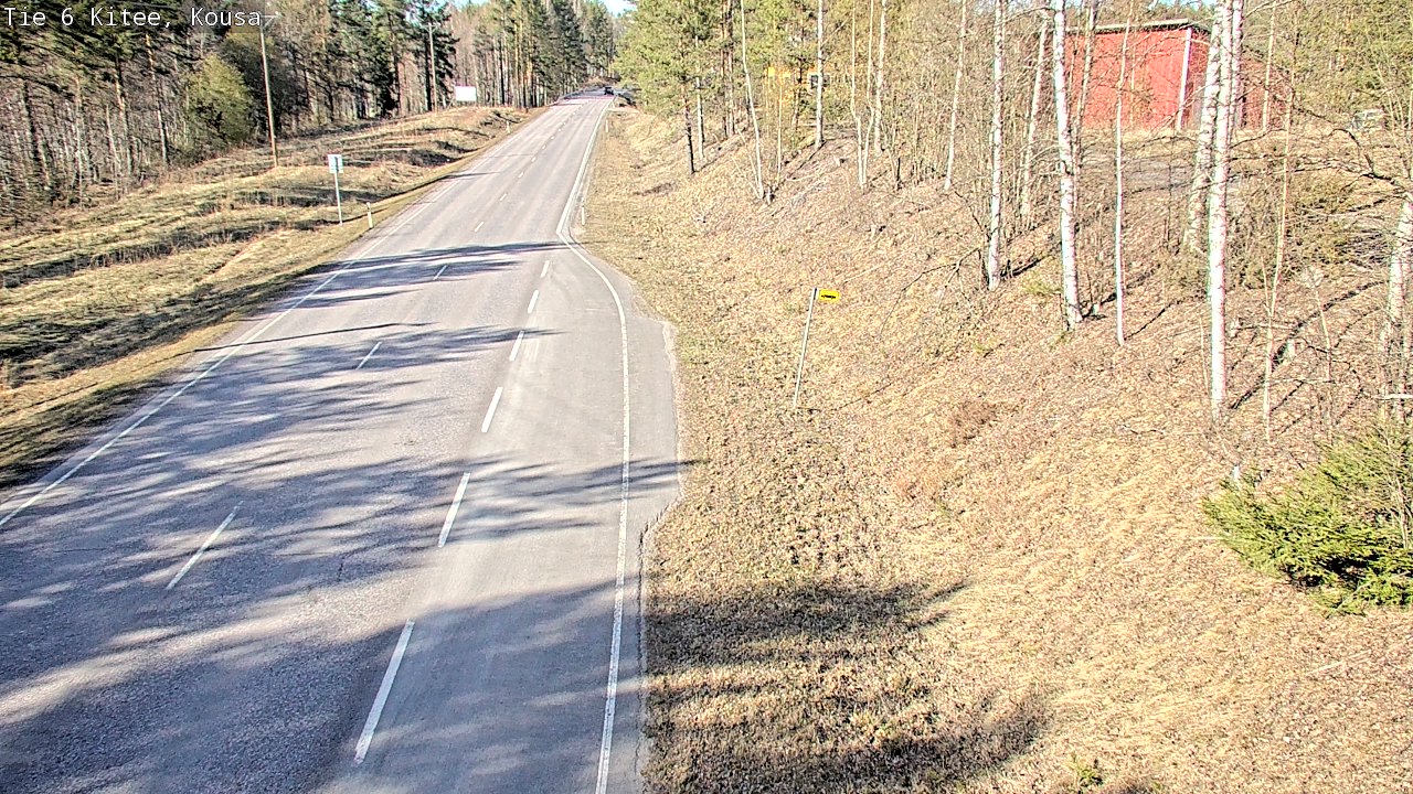 Weather Camera Image Road 6, Kitee, Kousa, Kitee, Pohjois-Karjala