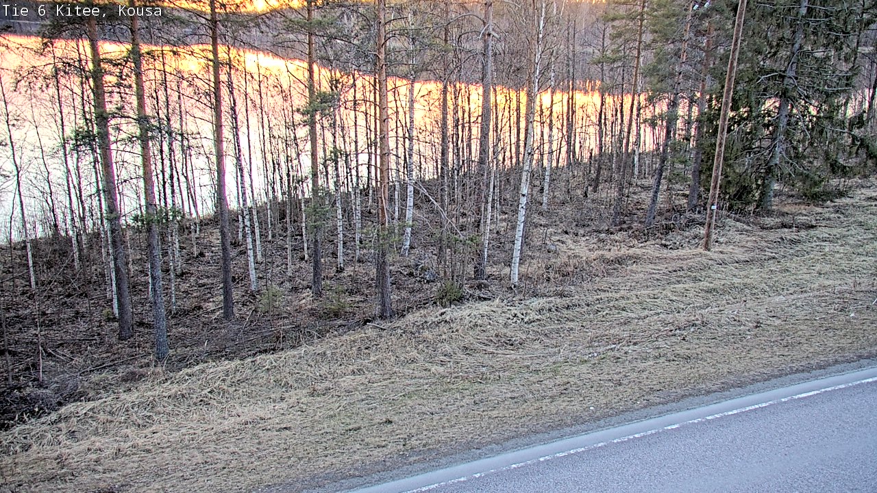 Weather Camera Image Road 6, Kitee, Kousa, Kitee, Pohjois-Karjala