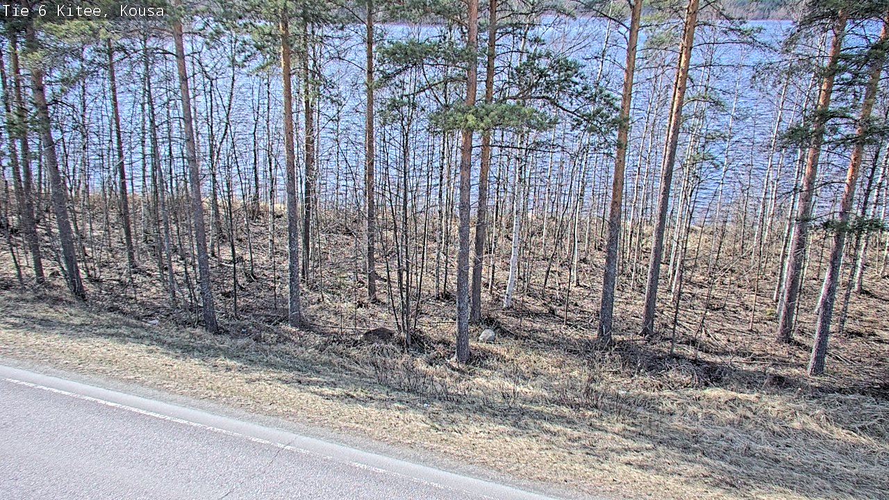 Weather Camera Image Road 6, Kitee, Kousa, Kitee, Pohjois-Karjala