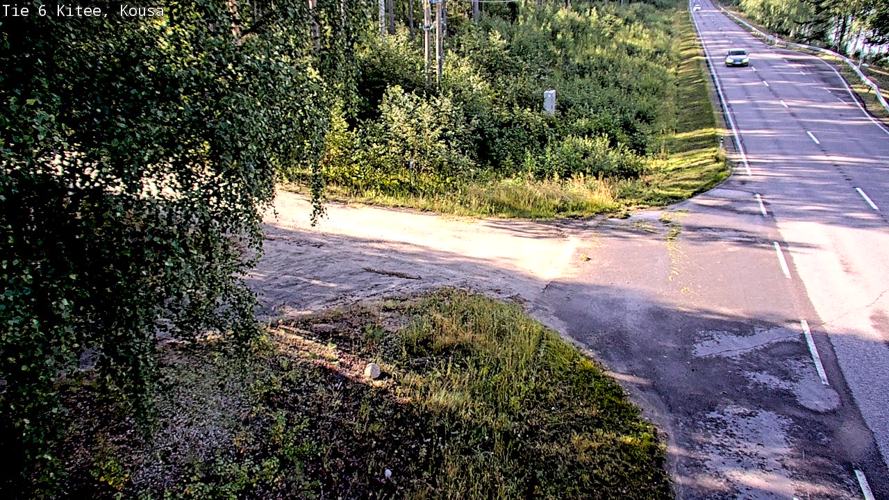Weather Camera Image Road 6, Kitee, Kousa, Kitee, Pohjois-Karjala
