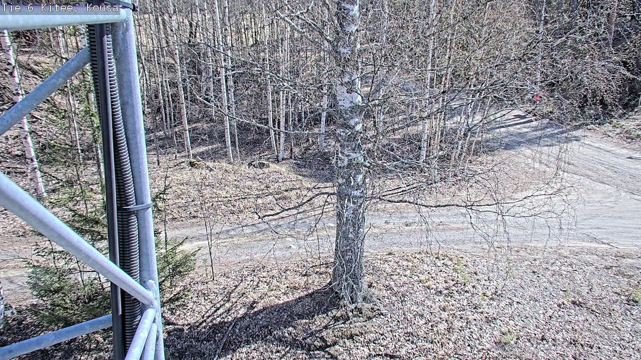 Weather Camera Image Road 6, Kitee, Kousa, Kitee, Pohjois-Karjala