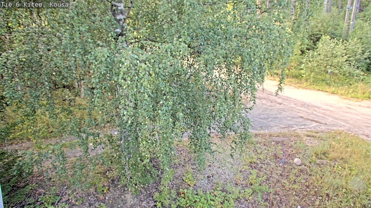 Weather Camera Image Road 6, Kitee, Kousa, Kitee, Pohjois-Karjala