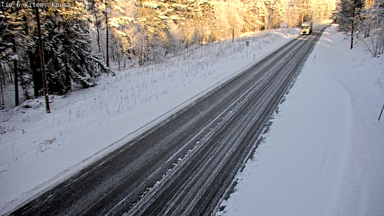 Weather Camera Image Road 6, Kitee, Kousa, Kitee, Pohjois-Karjala