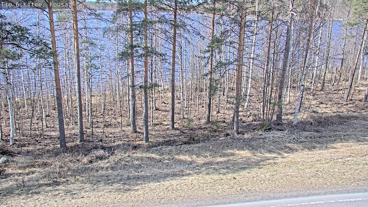 Weather Camera Image Road 6, Kitee, Kousa, Kitee, Pohjois-Karjala