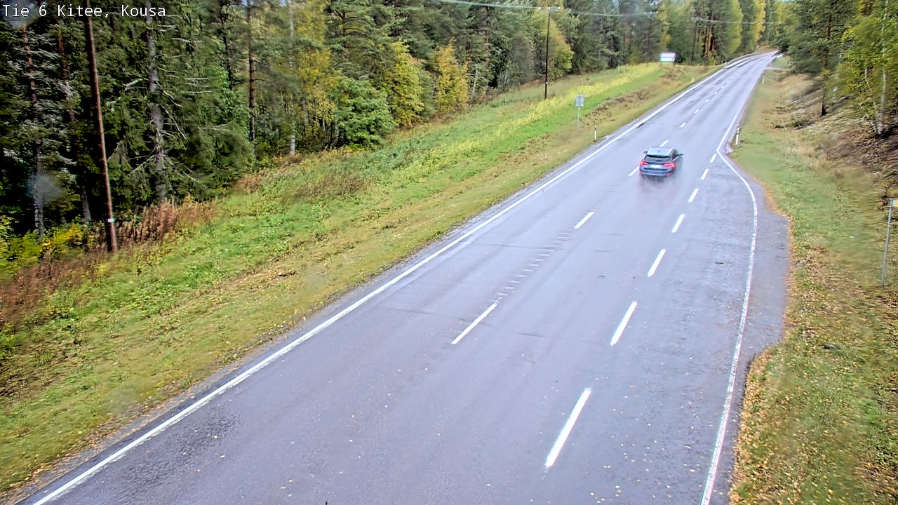 Weather Camera Image Road 6, Kitee, Kousa, Kitee, Pohjois-Karjala