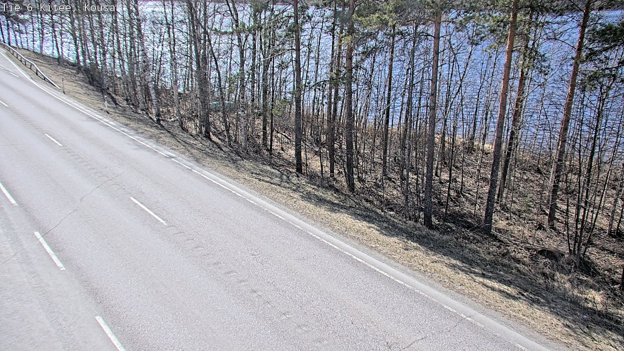 Weather Camera Image Road 6, Kitee, Kousa, Kitee, Pohjois-Karjala