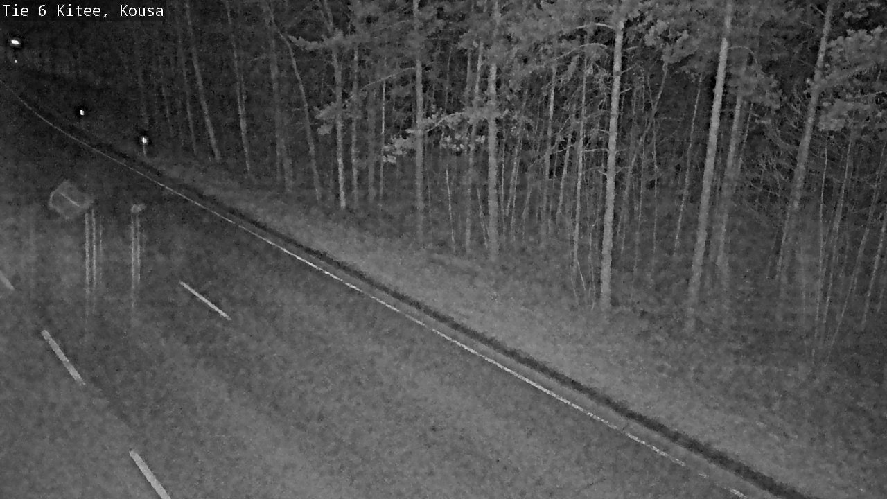 Weather Camera Image Road 6, Kitee, Kousa, Kitee, Pohjois-Karjala