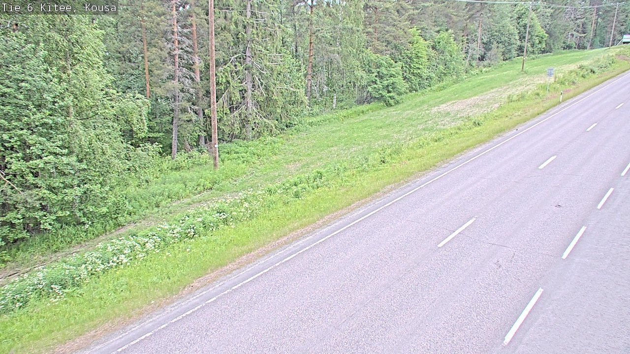 Kelikamerat Kuva Tie 6, Kitee, Kousa, Kitee, Pohjois-Karjala
