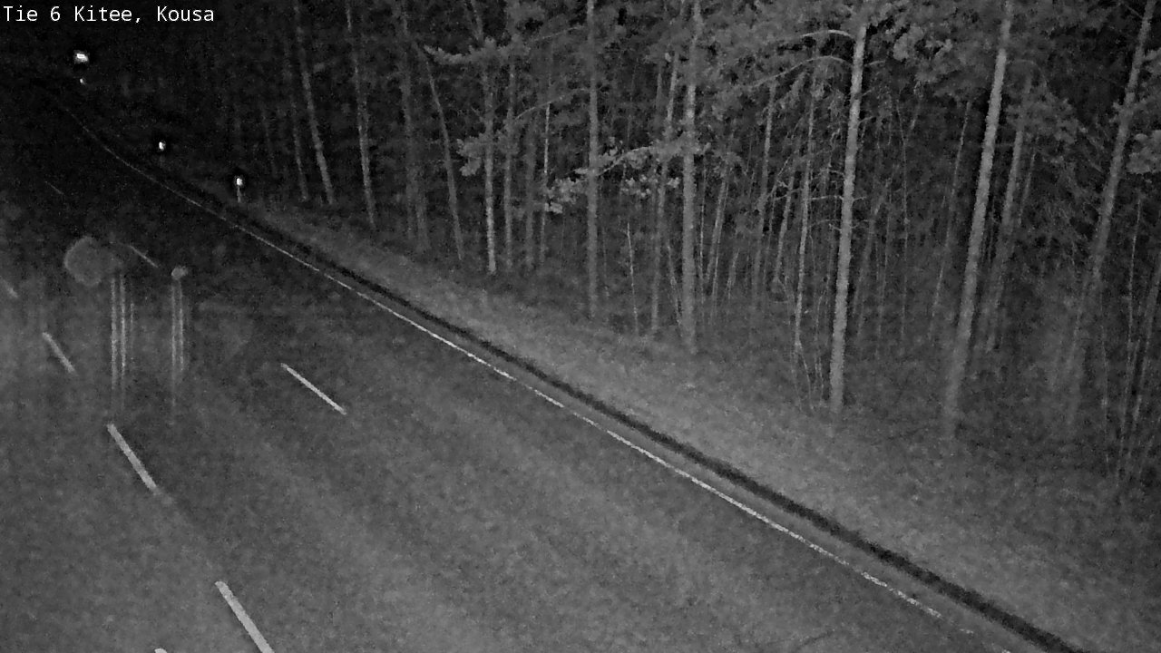 Weather Camera Image Road 6, Kitee, Kousa, Kitee, Pohjois-Karjala