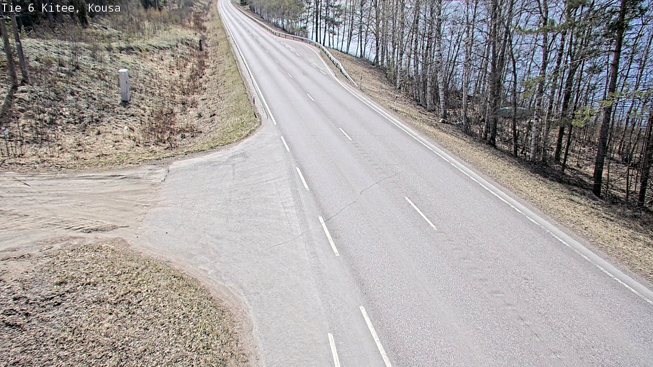Weather Camera Image Road 6, Kitee, Kousa, Kitee, Pohjois-Karjala