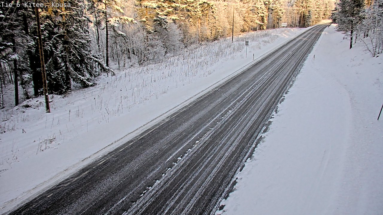 Weather Camera Image Road 6, Kitee, Kousa, Kitee, Pohjois-Karjala