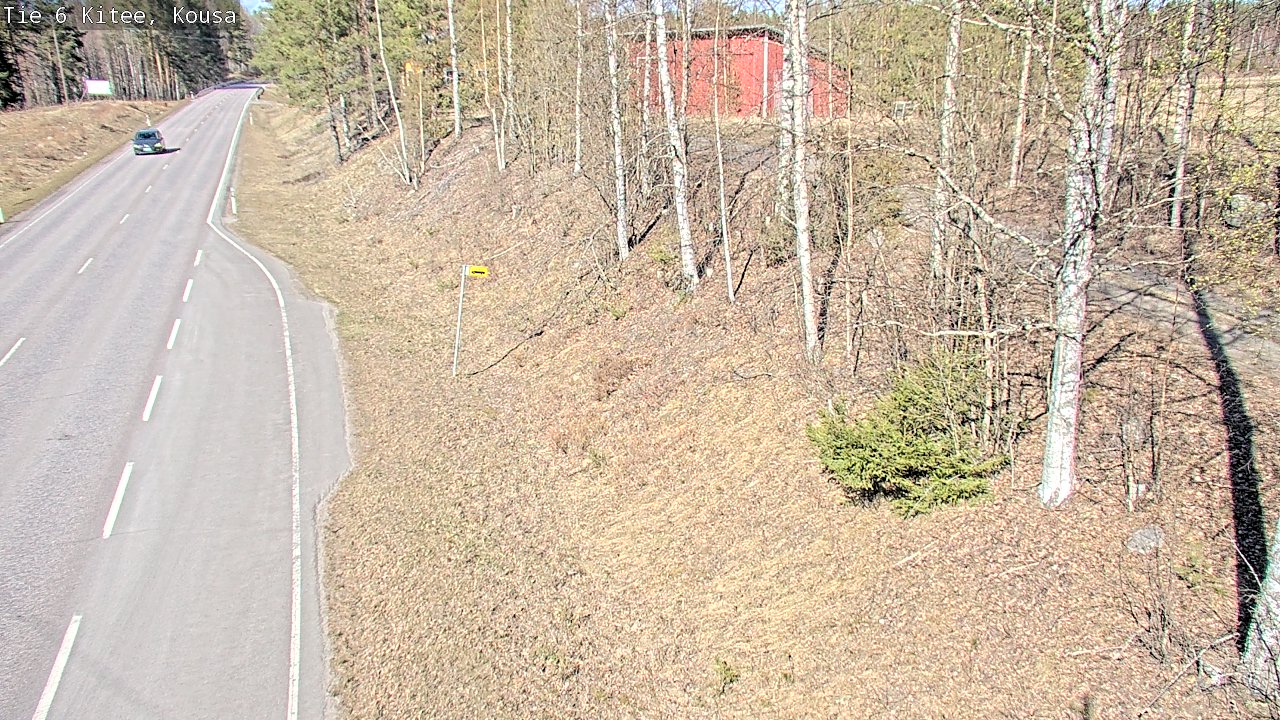 Weather Camera Image Road 6, Kitee, Kousa, Kitee, Pohjois-Karjala