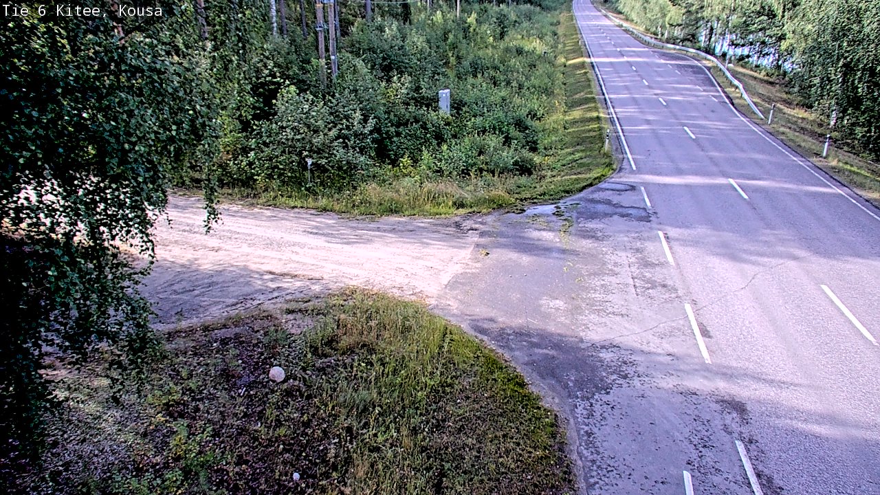 Weather Camera Image Road 6, Kitee, Kousa, Kitee, Pohjois-Karjala