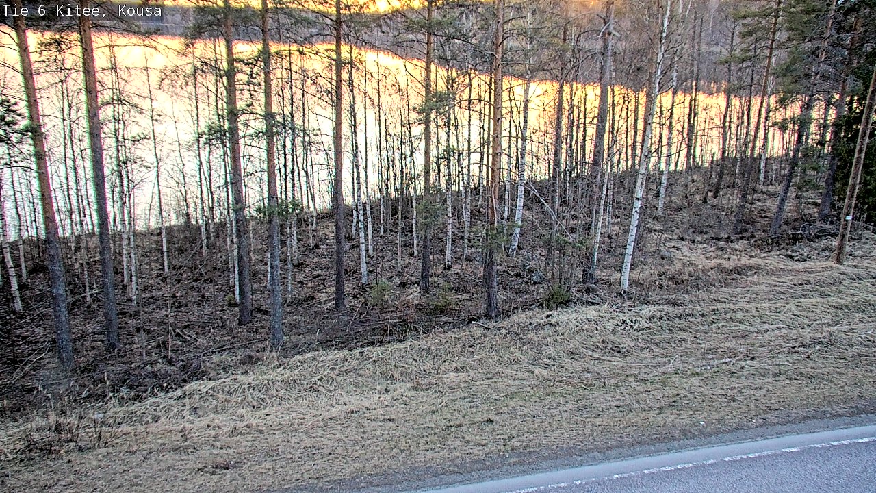 Weather Camera Image Road 6, Kitee, Kousa, Kitee, Pohjois-Karjala