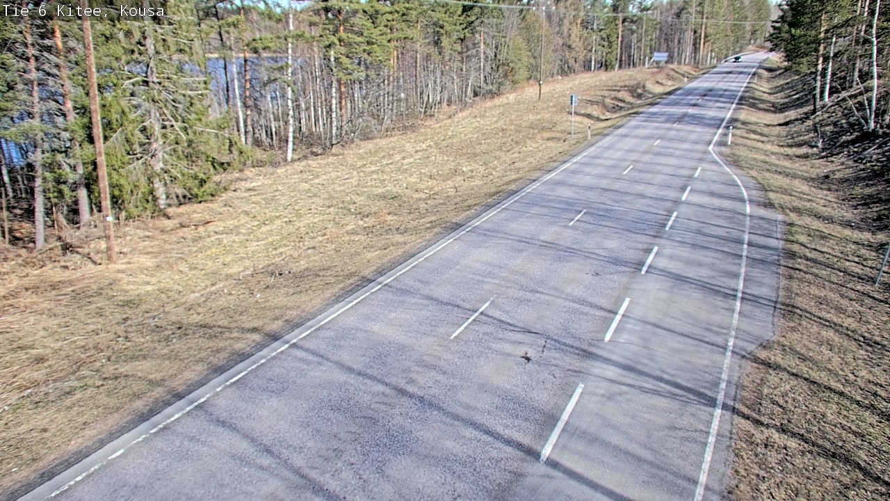 Weather Camera Image Road 6, Kitee, Kousa, Kitee, Pohjois-Karjala