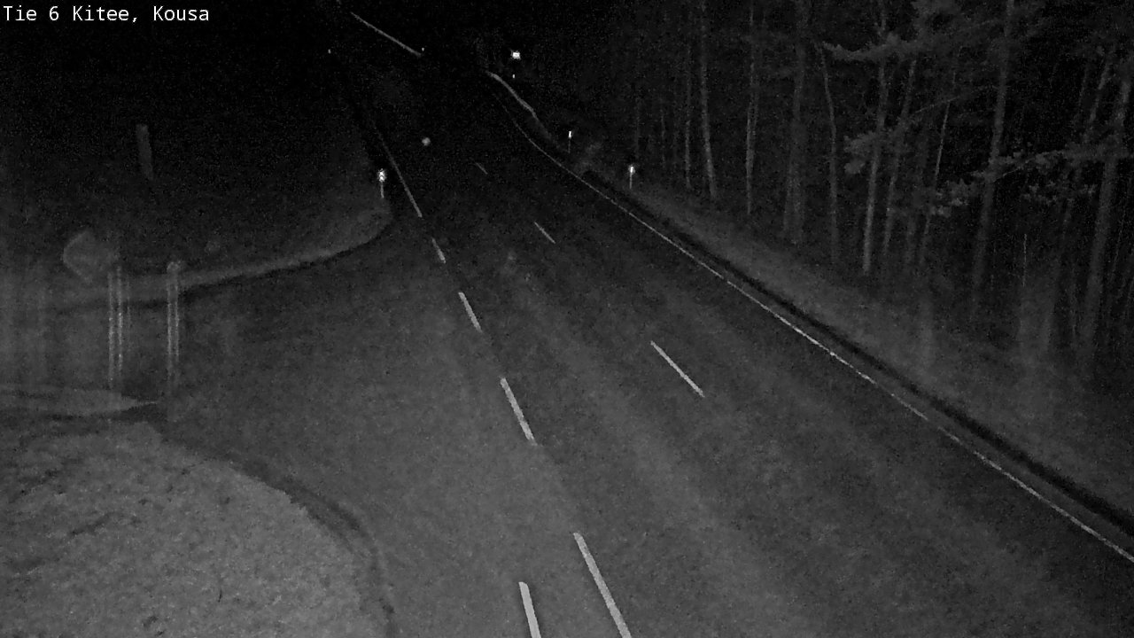 Weather Camera Image Road 6, Kitee, Kousa, Kitee, Pohjois-Karjala