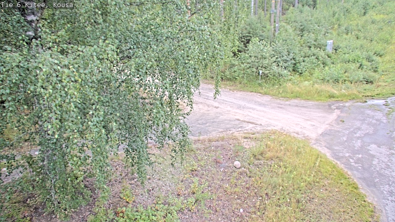 Weather Camera Image Road 6, Kitee, Kousa, Kitee, Pohjois-Karjala