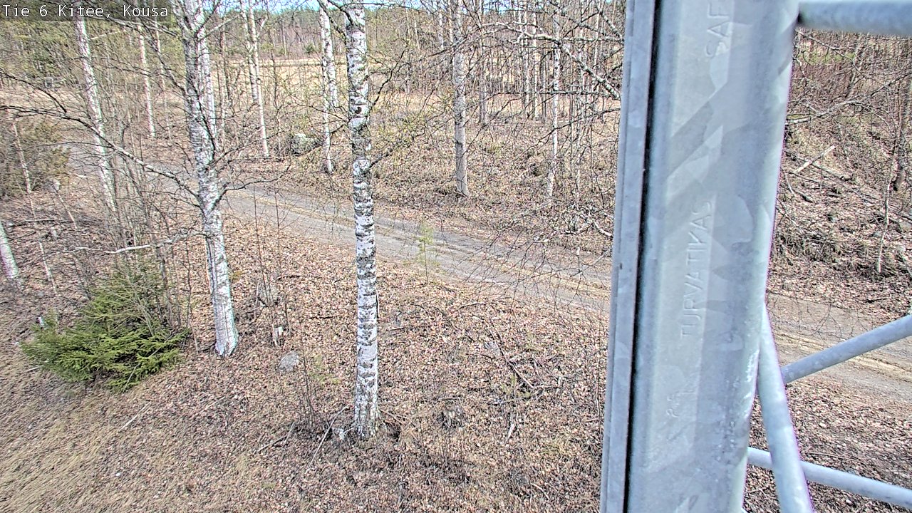 Weather Camera Image Road 6, Kitee, Kousa, Kitee, Pohjois-Karjala