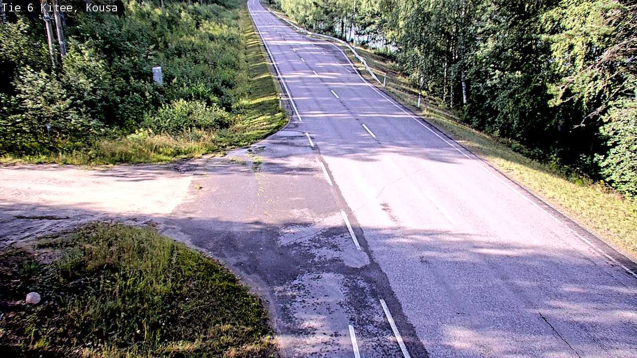 Weather Camera Image Road 6, Kitee, Kousa, Kitee, Pohjois-Karjala