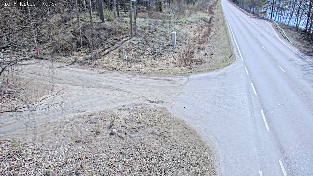 Weather Camera Image Road 6, Kitee, Kousa, Kitee, Pohjois-Karjala