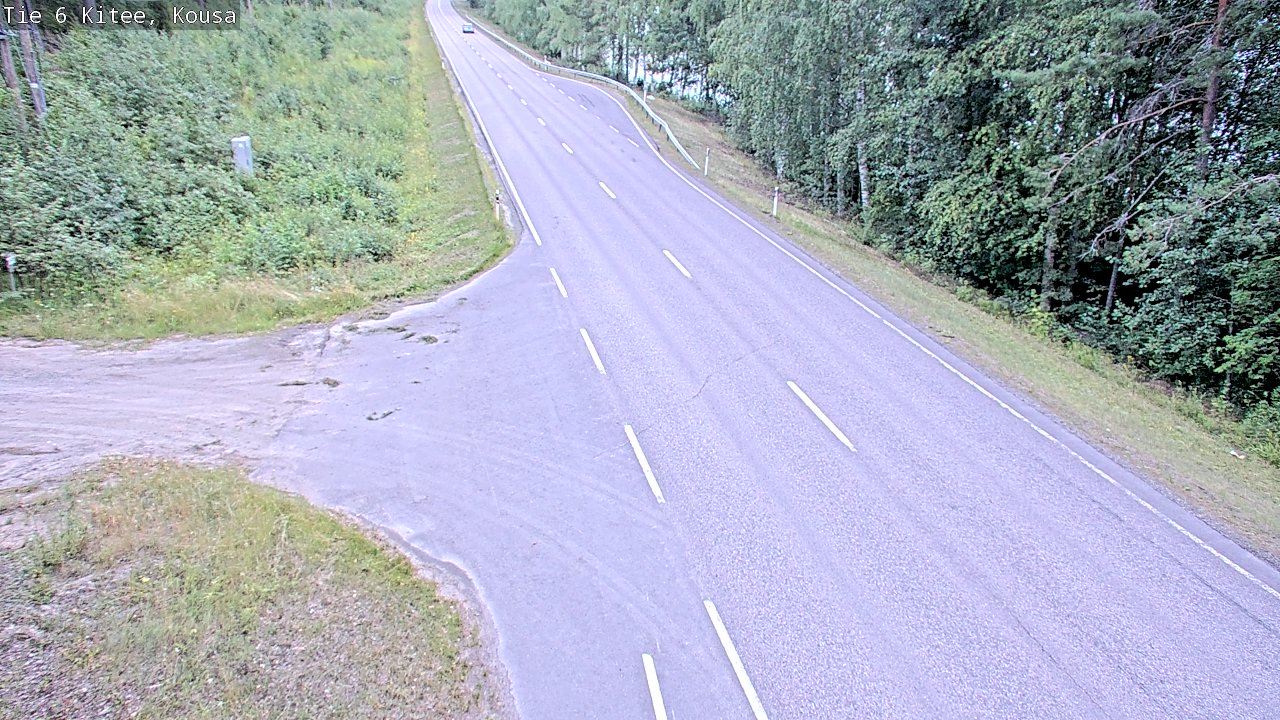Weather Camera Image Road 6, Kitee, Kousa, Kitee, Pohjois-Karjala