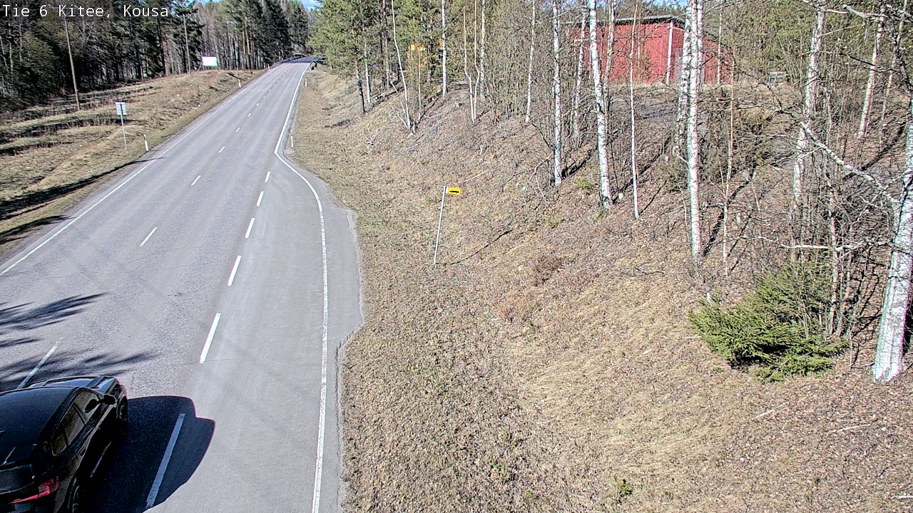 Weather Camera Image Road 6, Kitee, Kousa, Kitee, Pohjois-Karjala