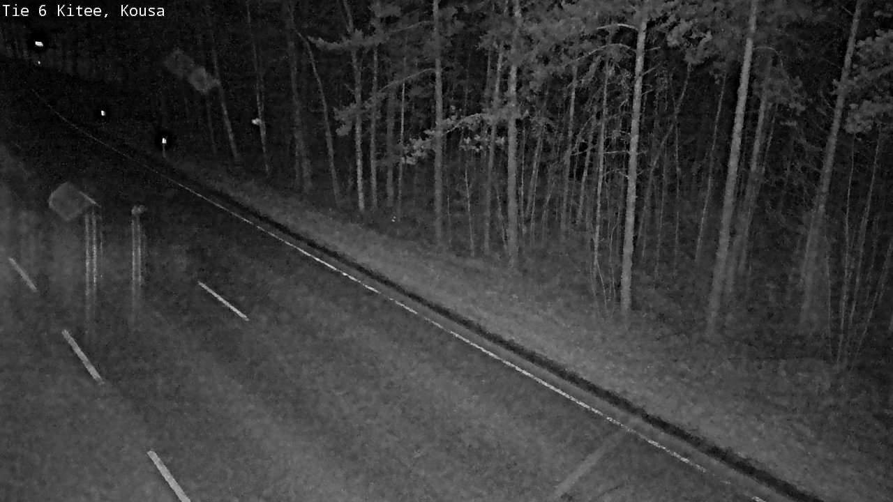 Weather Camera Image Väg 6, Kitee, Kousa, Kitee, Pohjois-Karjala