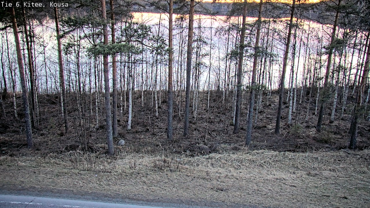 Weather Camera Image Road 6, Kitee, Kousa, Kitee, Pohjois-Karjala