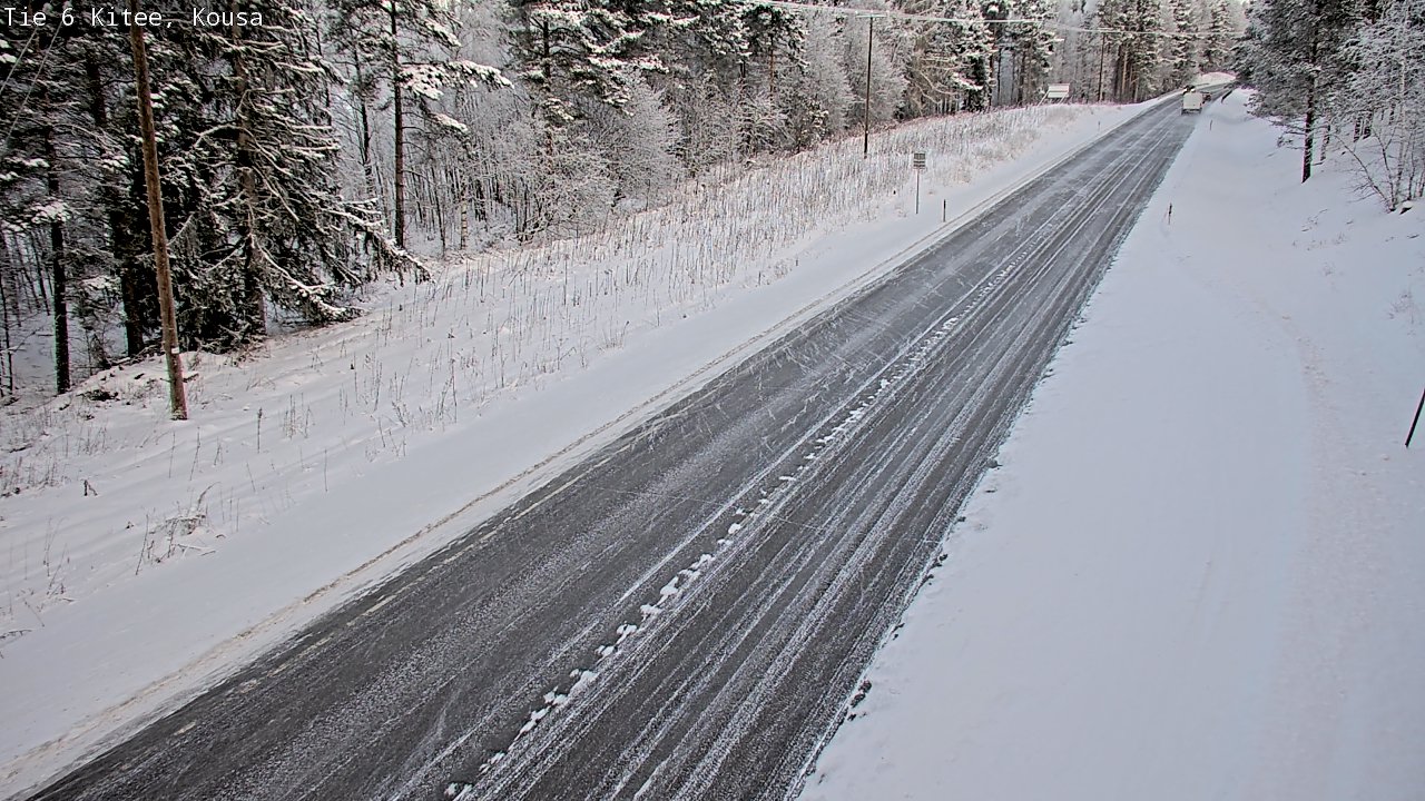 Weather Camera Image Road 6, Kitee, Kousa, Kitee, Pohjois-Karjala
