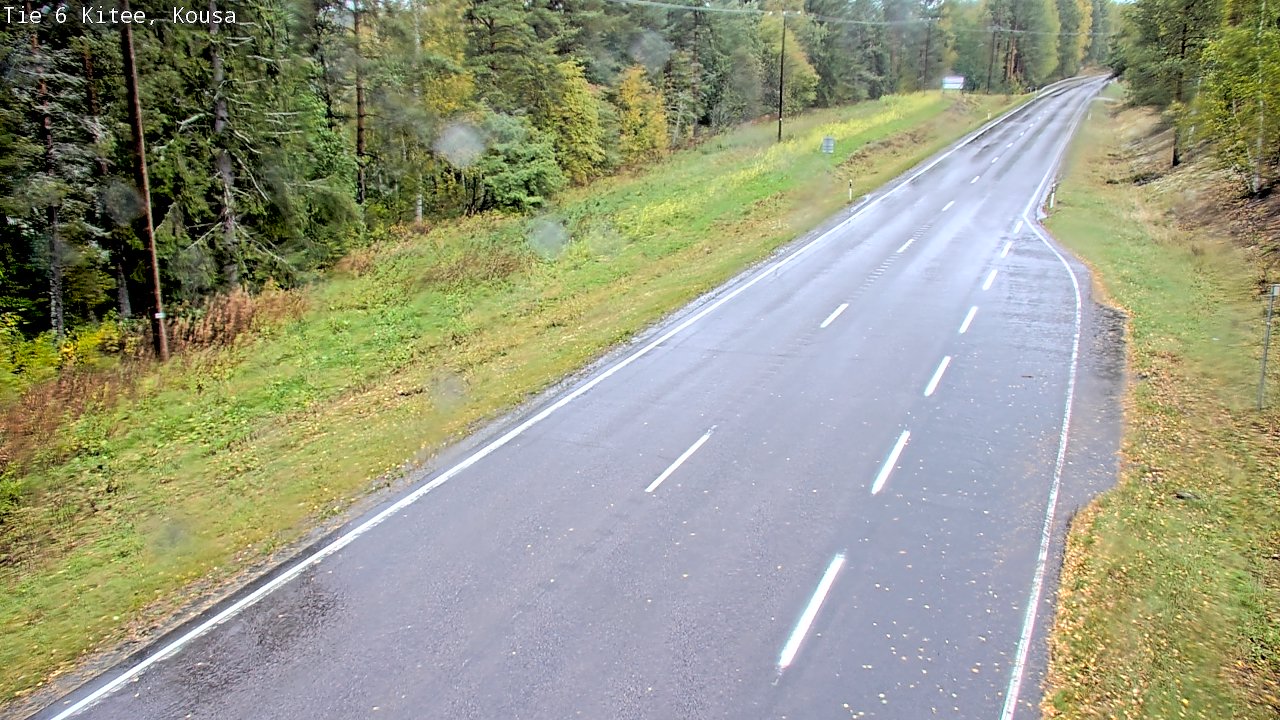 Weather Camera Image Road 6, Kitee, Kousa, Kitee, Pohjois-Karjala