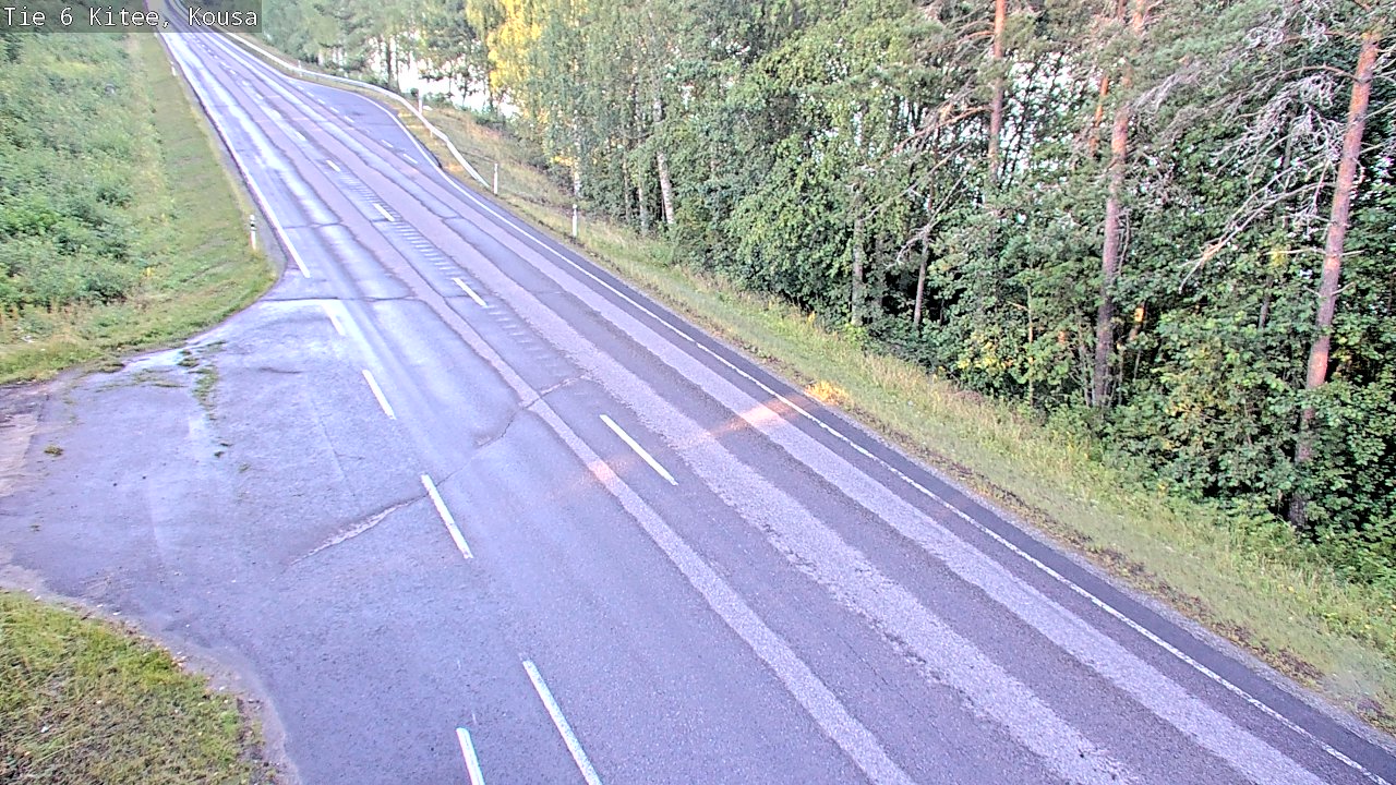 Weather Camera Image Road 6, Kitee, Kousa, Kitee, Pohjois-Karjala