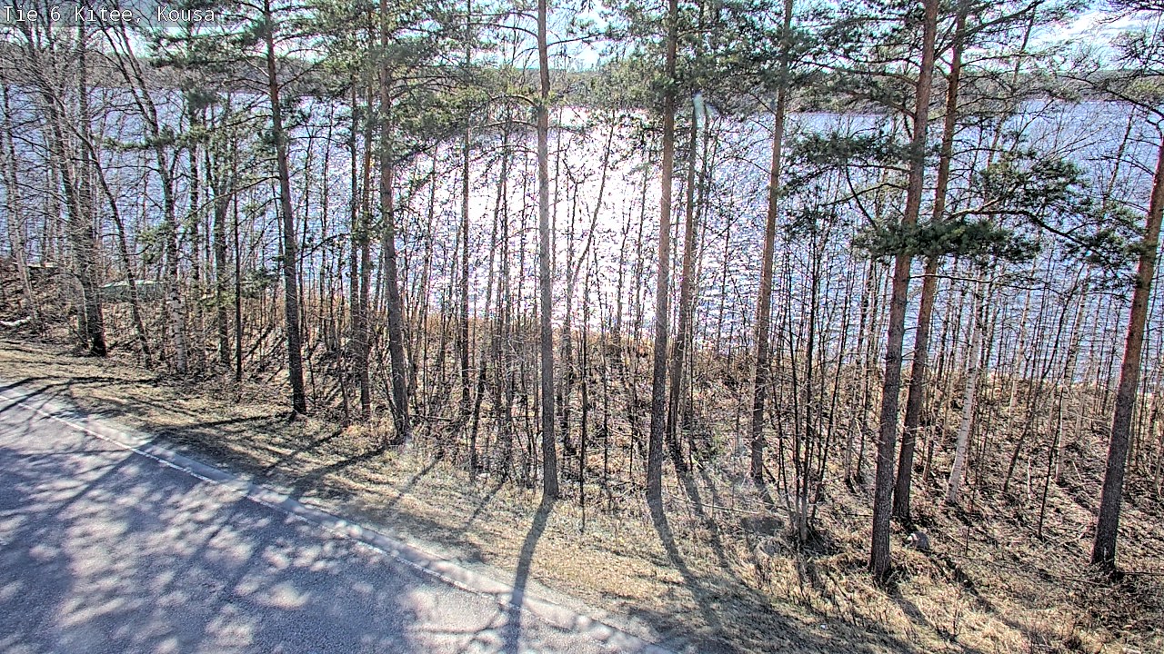 Weather Camera Image Väg 6, Kitee, Kousa, Kitee, Pohjois-Karjala