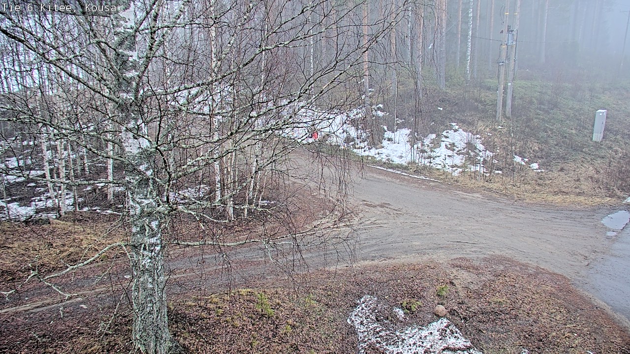 Weather Camera Image Road 6, Kitee, Kousa, Kitee, Pohjois-Karjala