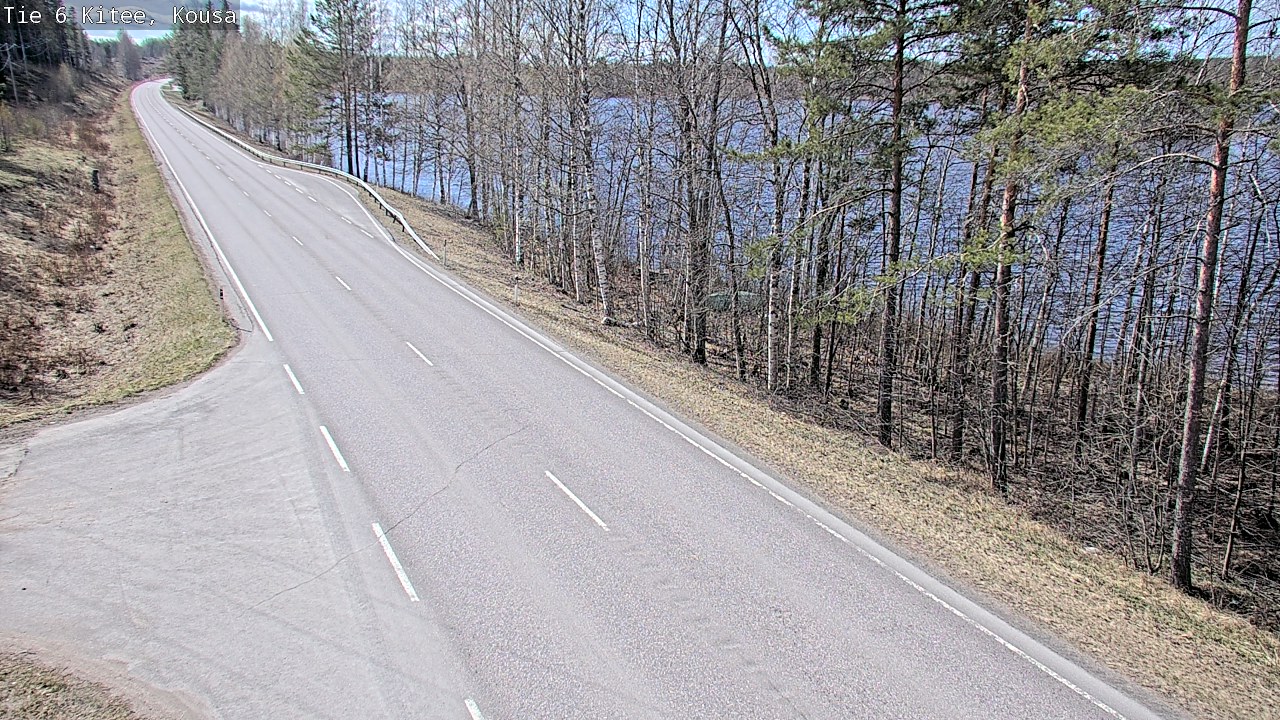 Weather Camera Image Väg 6, Kitee, Kousa, Kitee, Pohjois-Karjala