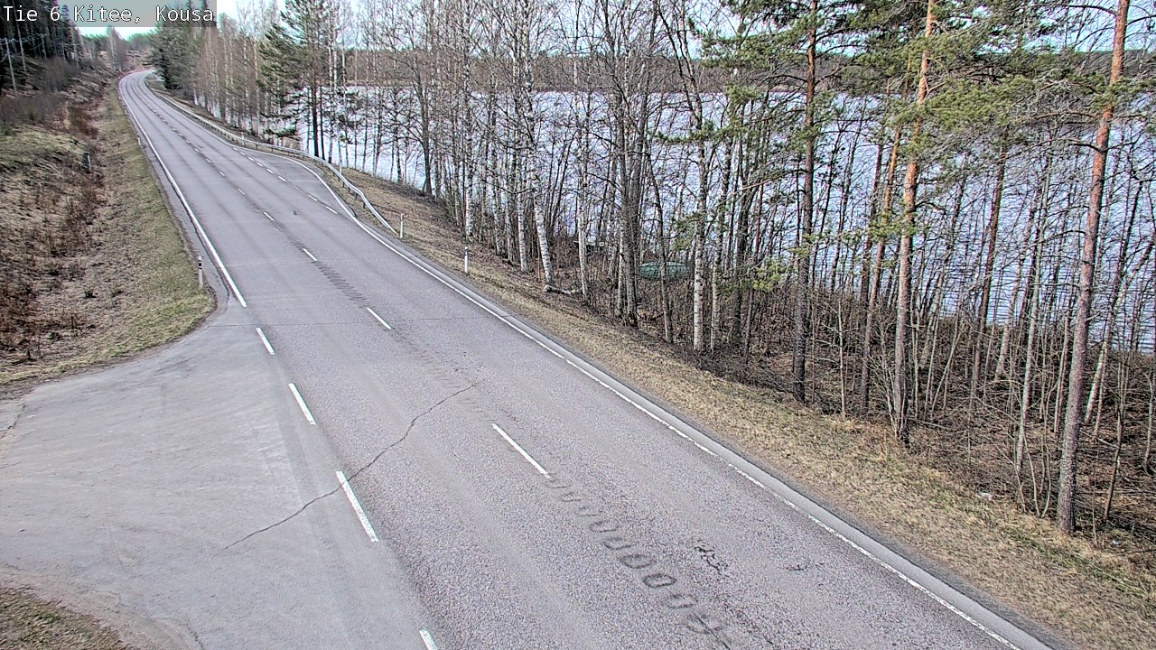 Weather Camera Image Väg 6, Kitee, Kousa, Kitee, Pohjois-Karjala
